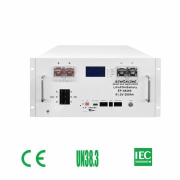 14.33kWh LiFePO4 SOLAR BATTERY EverExceed LCD Touch 51.2V 280Ah 6000 Cycles Fire Protection