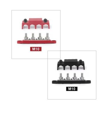 250А 48VDC разпределителна шина за паралел на акумулатори 12V-48V M10