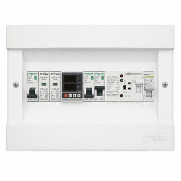 Монофазно AC табло за хибридни инвертори 3-16 KW, 18 реда външен монтаж IP20 с: контактор; пренапрежителна защита; мълниезащитa, ATS и предпазители