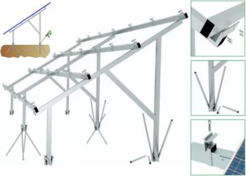 Наземна Конструкция за ФВеЦ TreeSystem за 10 Панела 2278x1134mm 5.9kWp