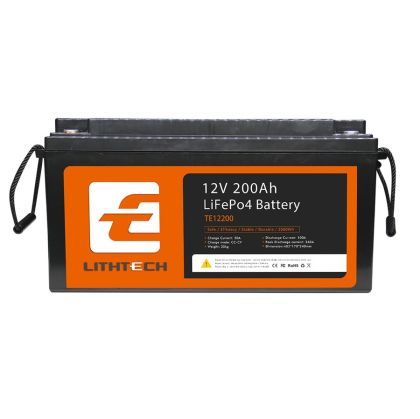 12V 200Ah LiFePO4 Батерия с Bluetooth Lithtech