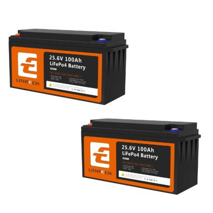 2 x 24V 100Ah LiFePO4 Battery with Bluetooth Lithtech