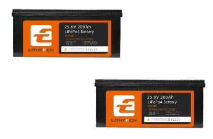 24V 200Ah LiFePO4 Battery with Bluetooth Lithtech