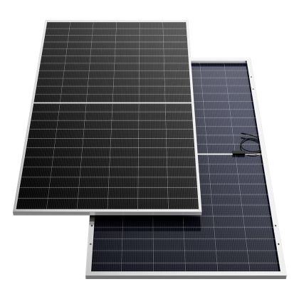 700Wp Фотоволтаичен Панел DAH Solar 2384x1303x33mm Tier1 Двулицев Двойно Стъкло 3 Bypass Diodes Сива рамка