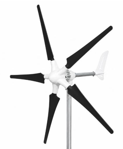 2kW 48V Алуминиева Вятърна Турбина IstaBreeze 5 Карбонови Перки 225см Диаметър
