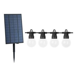 Соларна поредица крушки за градинско осветление 10 метра 20 крушки и 30 см захранващ кабел 2700K SKU 9092 OPTONICA