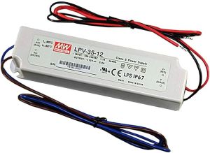 Mean Well LED Power Supply 35W 12V IP67