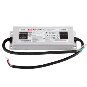 Mean Well LED Power Supply 200W 24V IP67 PFC Filter