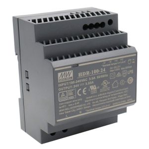 Mean Well LED Захранващ Блок 100W 24V Ultra Slim 3 г. Гаранция HDR-100-24
