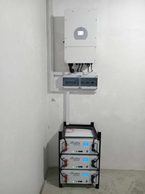 10kW Solar System = Hybrid Inverter SUN-10K-SG02LP1-EU-AM3 + 2 pcs. 5.12kWh Battery LiFePO4 100Ah 6000 cycle