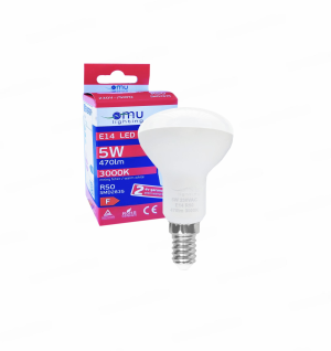 LED Крушка E27 R50 Спот 5W 470lm 3000K OMU Lighting