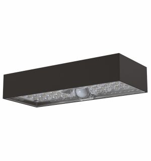 LED Соларна Лампа за стенна BRICK 6W 900lm 4000K 4.44Wh черна OMU Lighting