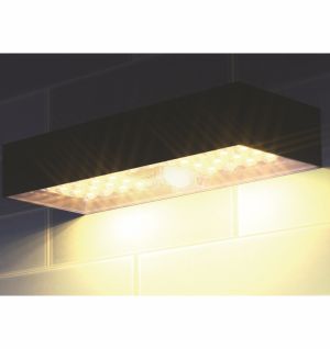 LED Соларна Лампа за стенна BRICK 6W 900lm 4000K 4.44Wh черна OMU Lighting