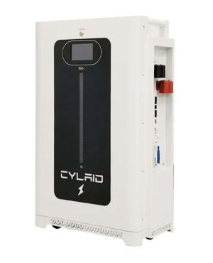 15.36kWh LiFePO4 Floor-Wall Battery CYLAID 51.2V 300Ah 6000 Cycles