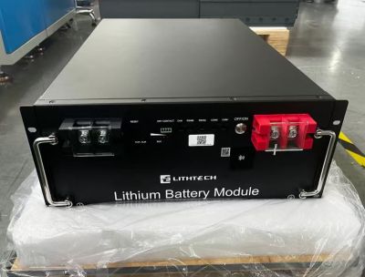 Батеря за соларна система 16.08kWh LiFePO4 Lithtech 51.2V 314Ah 8000 Cycles WiFi Bluetooth