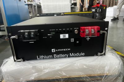 Батеря за соларна система 16.08kWh LiFePO4 Lithtech 51.2V 314Ah 8000 Cycles WiFi Bluetooth
