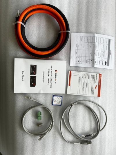 Батеря за соларна система 16.08kWh LiFePO4 Lithtech 51.2V 314Ah 8000 Cycles WiFi Bluetooth