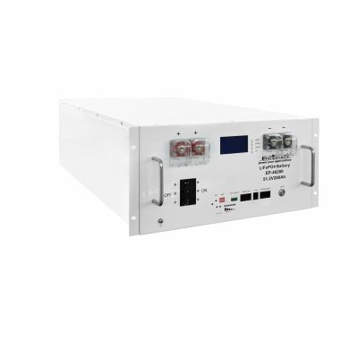 14.33kWh LiFePO4 SOLAR BATTERY EverExceed LCD Touch 51.2V 280Ah 6000 Cycles Fire Protection