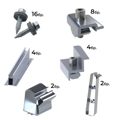 Mounting Structure Kit AR2 for North Roof Slope KT-AR2-SC