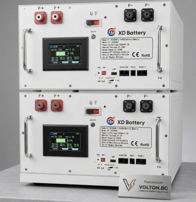 16.38kWh LiFePO4 БАТЕРИЯ XD 51.2V REPT Клетки 320Ah 6000 Cycles JKBMS 