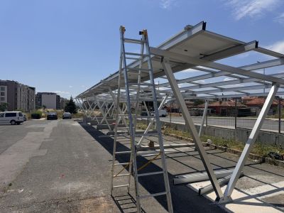 CARPORT Construction Set 2 cars 18 panels 2278х1134mm  Full Waterproof
