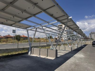 CARPORT Construction Set 2 cars 18 panels 2278х1134mm  Full Waterproof