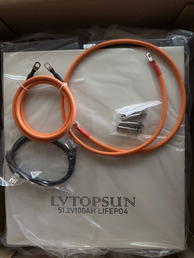 5.12kWh LiFePO4 Батерия за Стена/Под TOPSUN 51.2V 100Ah  6000 Цикъла с WiFi и Bluetooth