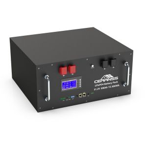 2 броя x 15.36kWh 51.2V 300Ah LiFePO4 CERRNSS СОЛАРНА БАТЕРИЯ