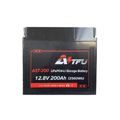 2 x 12.8V 200Ah 2560Wh LiFePO4 Батерия AST с Bluetooth и Подгряване