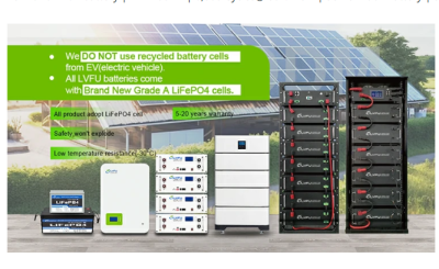 2 x 2.4kWh 24V 100Ah LiFePO4 Батерия Rack LVFU