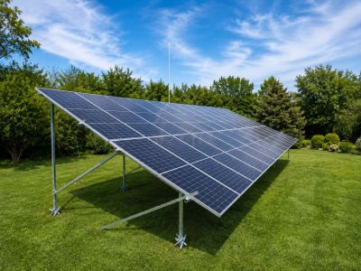 Adjustable Structure for Ground-mounted Solar Systems for 18 Panels  2278x1134mm 10.62kWp
